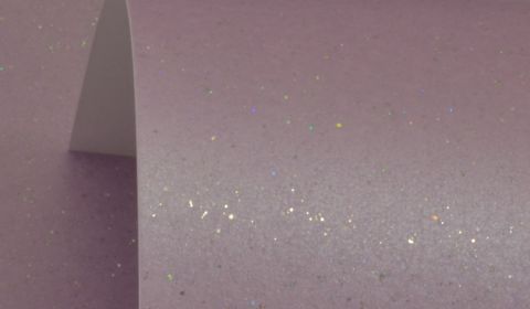Powder Purple Pure Sparkle Card Blanks One Sided 300gsm