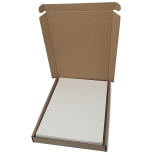 Small bx white hammered paper 120