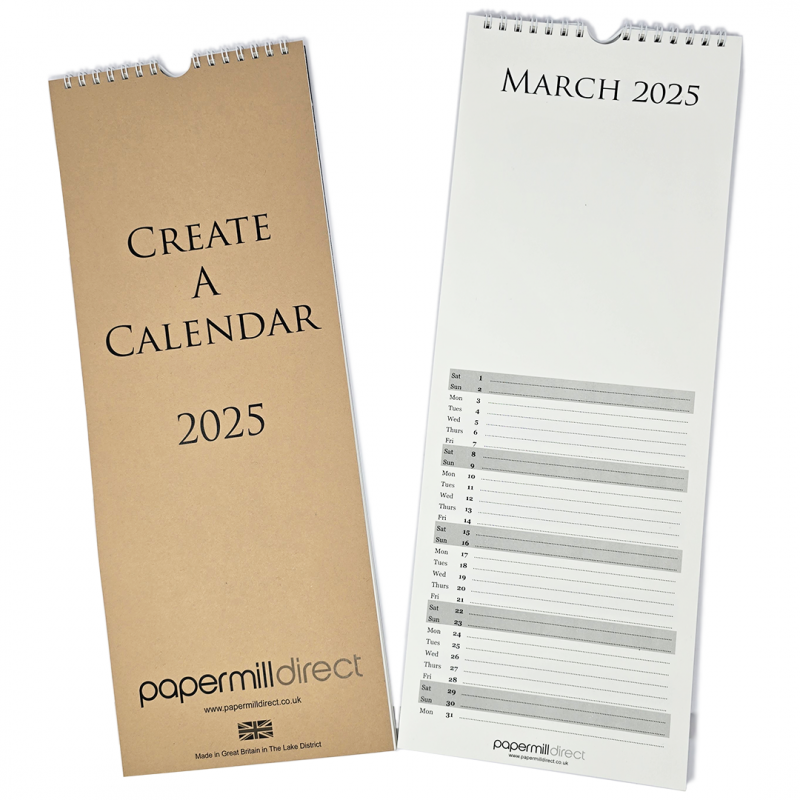 CreateASlimlineCalendar 2025