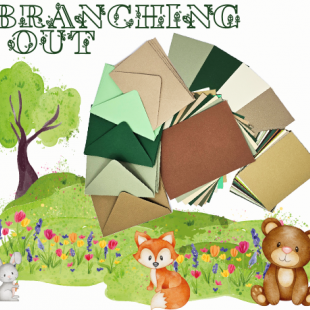 April Monthly Theme Card Blank & Envelope Pack - Branching Out