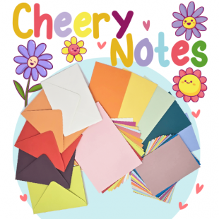 May Monthly Theme Card Blank & Envelope Pack - Cheery Notes