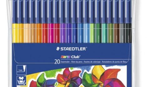Staedtler Noris Club Fibre Tipped Pens - Pack of 20