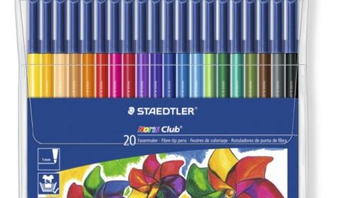 Staedtler Noris Club Fibre Tipped Pens - Pack of 20